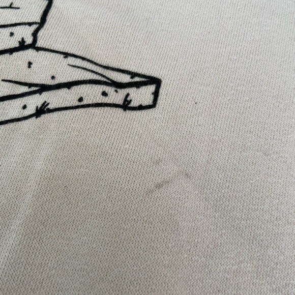 NEW FRESH VIBES PURE SMOKE CREAM HOODIE SZ LARGE L - Picture 5 of 6